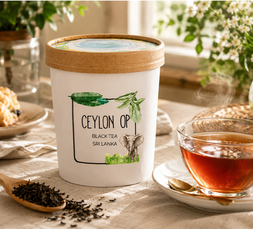 Ceylon OP Leo Tea w kubku prezentowym